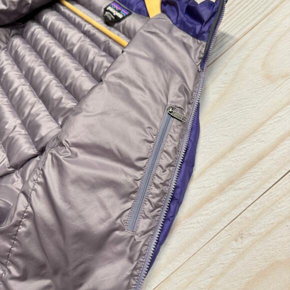 Patagonia Women's Medium Goose Down 800-Fill Insulated Puffer Jacket Purple - Picture 6 of 9